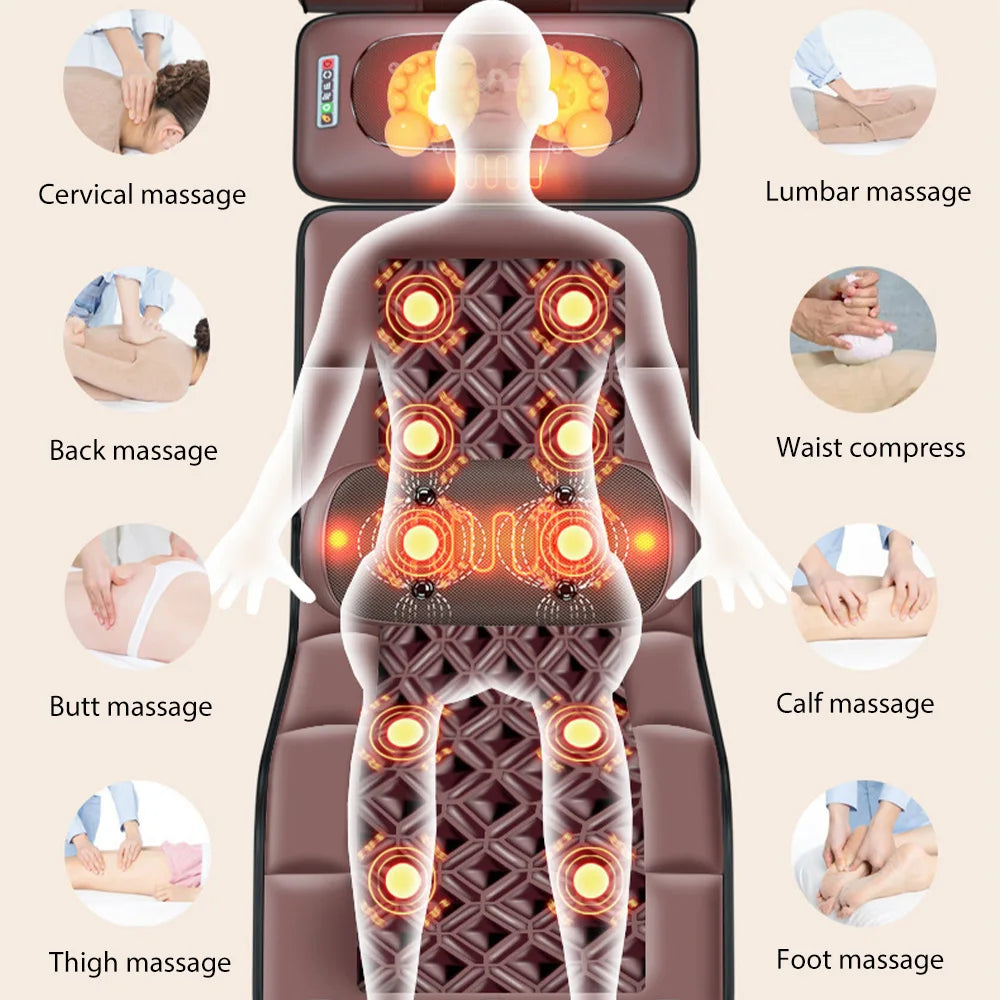 Multifunctional Lumbar Traction Massage Mattress