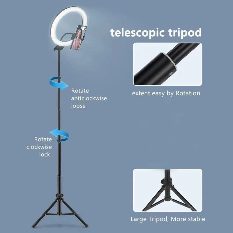 Video Lights Dimmable Light Selfie LED Ring Light