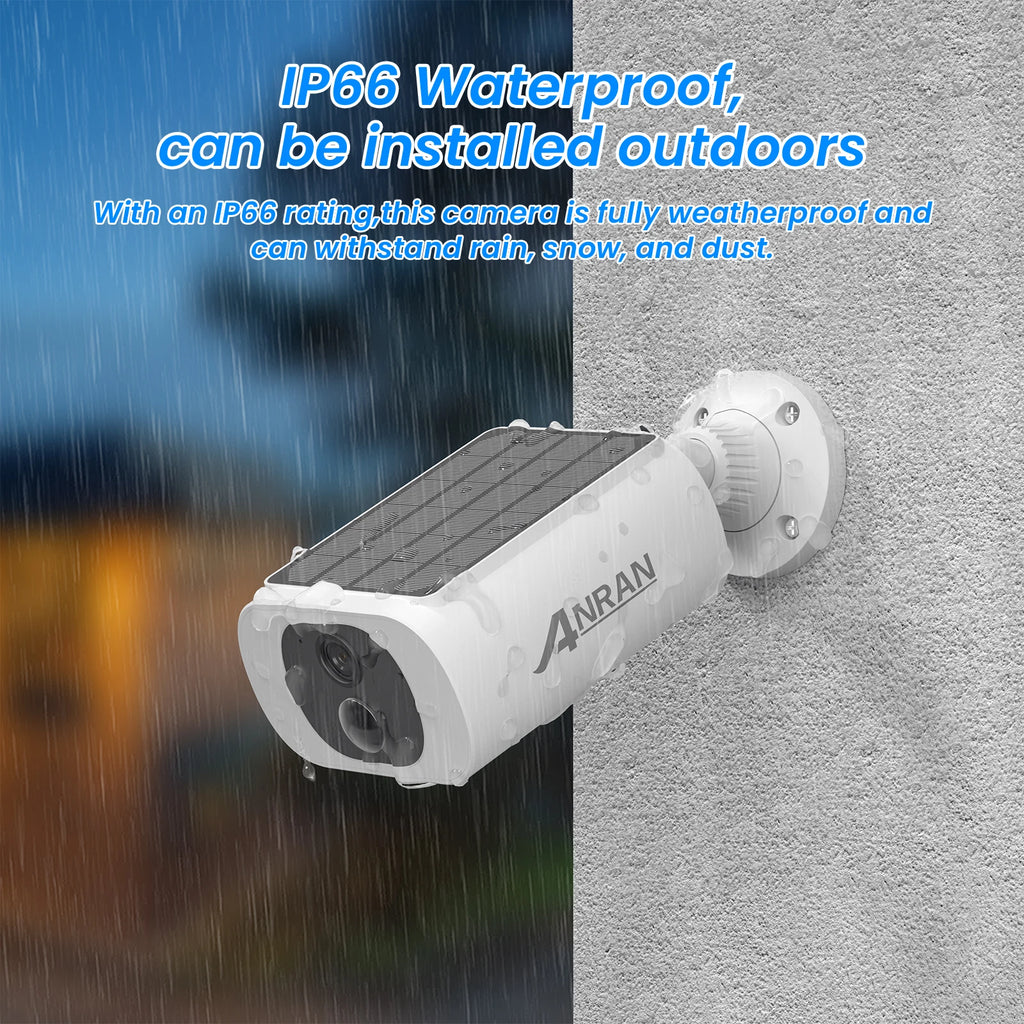 ANRAN Outdoor Solar WiFi Security Camera