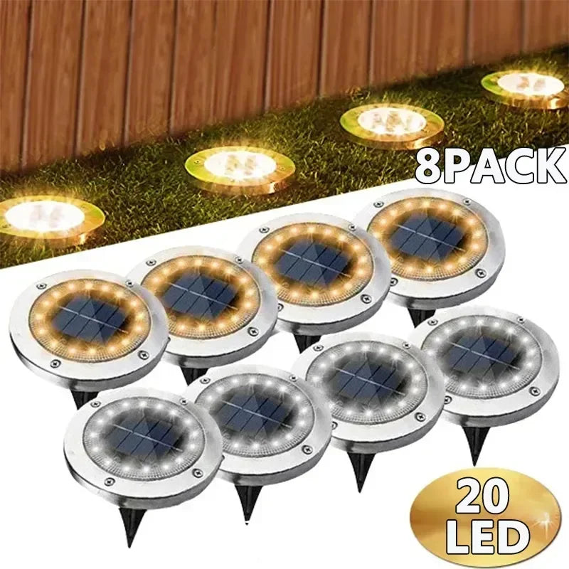 1/4/8Pcs Solar Lights Outdoor