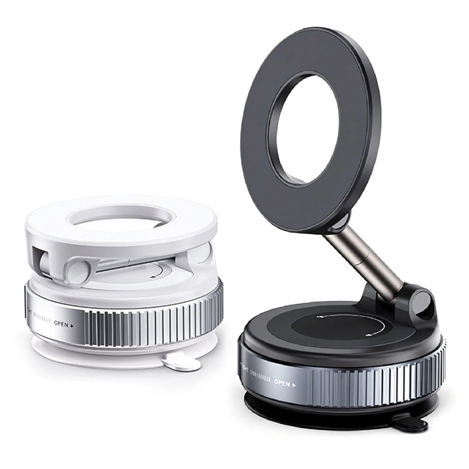Car Phone Mount Vacuum Magnetic Car Phone Holder 360°