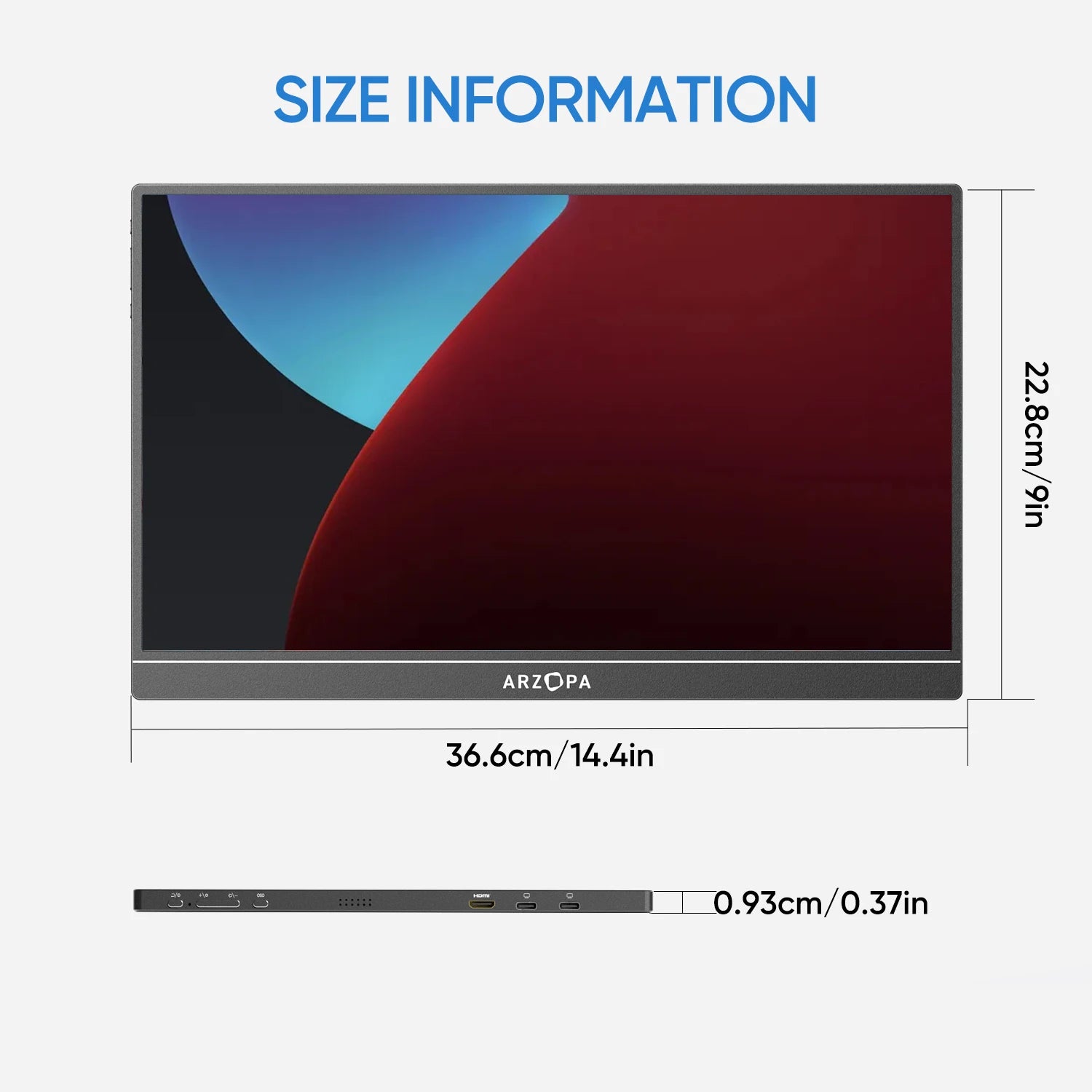 ARZOPA 16.1" FHD Portable Monitor