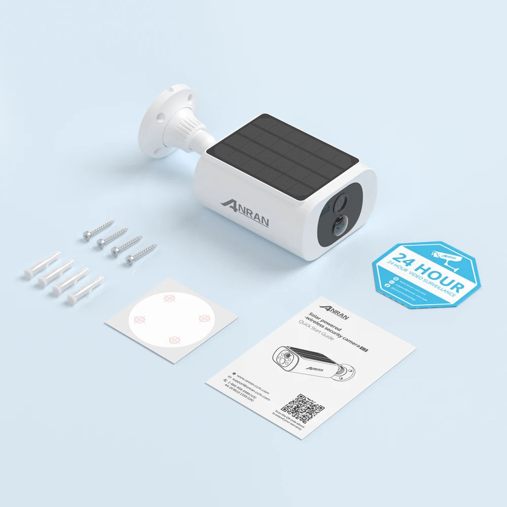 ANRAN Outdoor Solar WiFi Security Camera