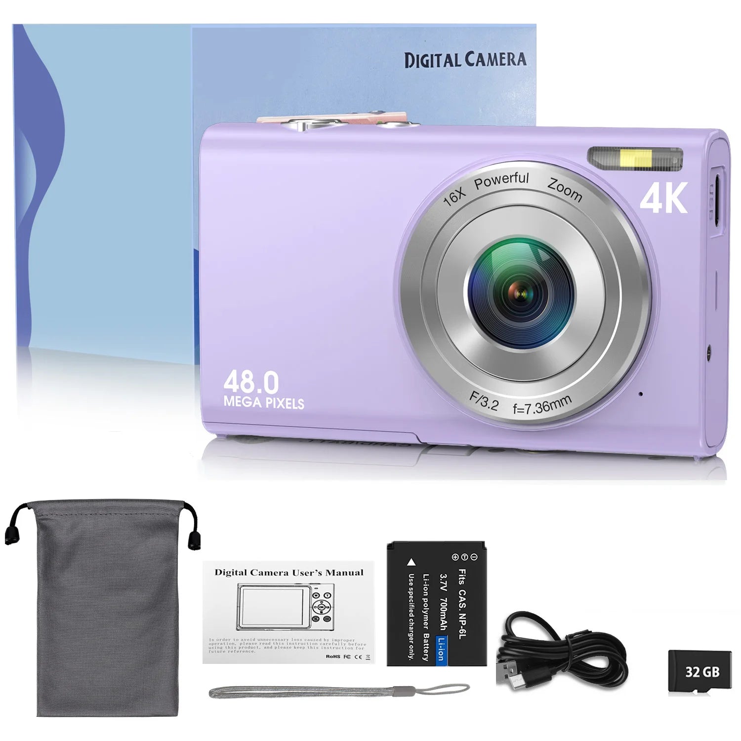 Digital Camera Autofocus Vlogging Camera