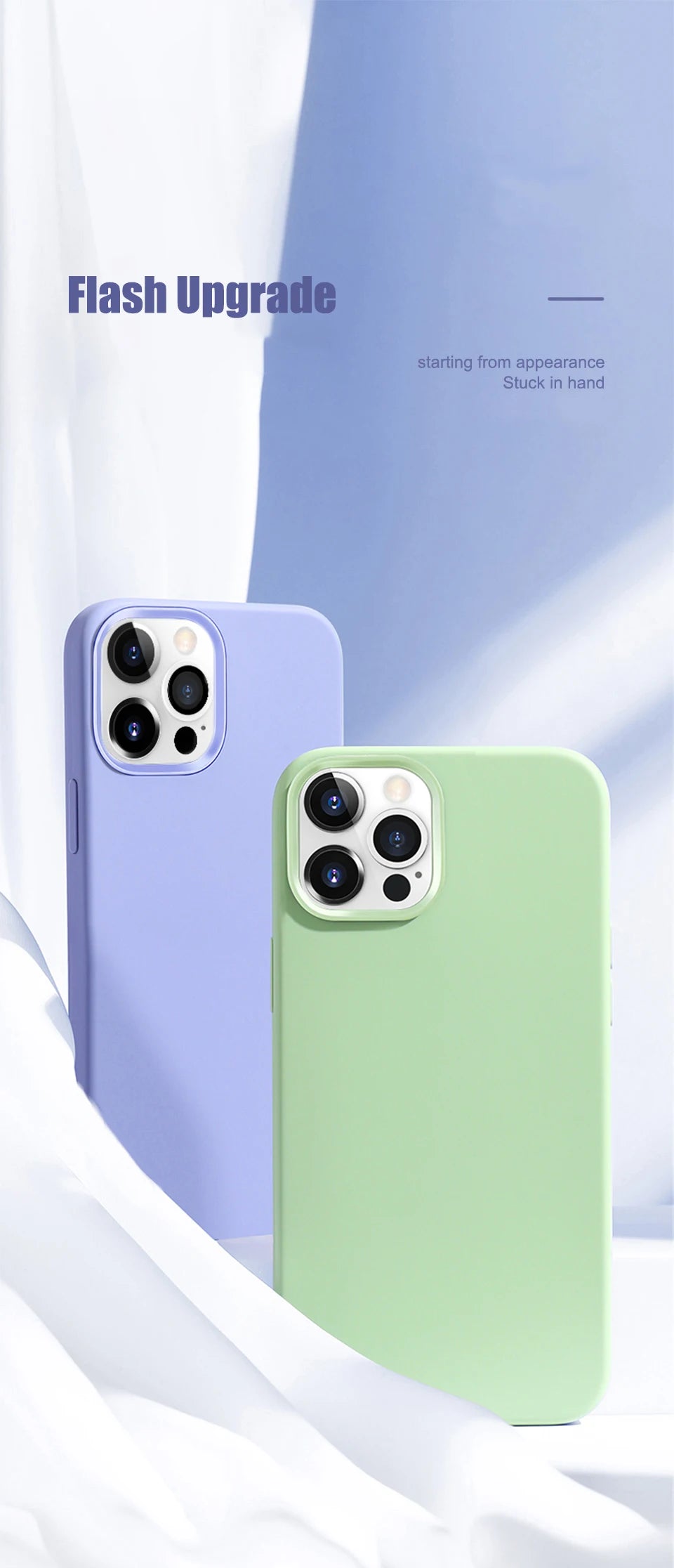 Luxury Liquid Silicone Phone Case for APPLE iPhone