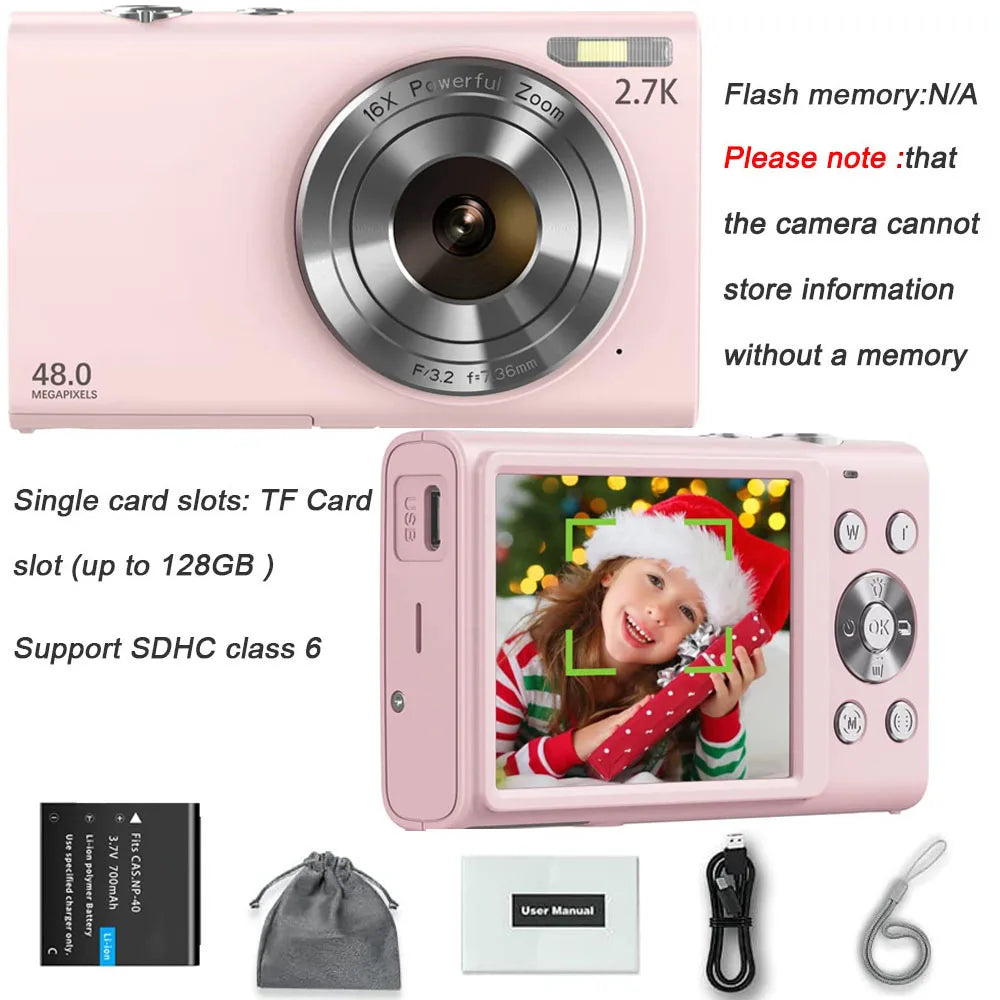 Digital Camera Autofocus Vlogging Camera