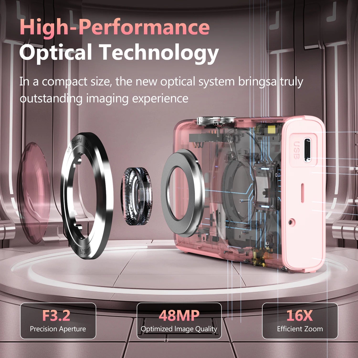 Digital Camera Autofocus Vlogging Camera