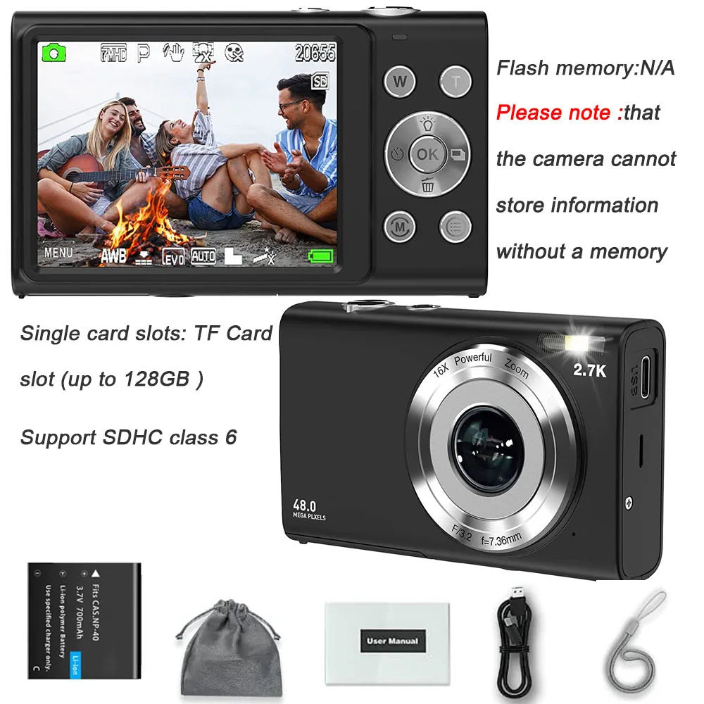 Digital Camera Autofocus Vlogging Camera