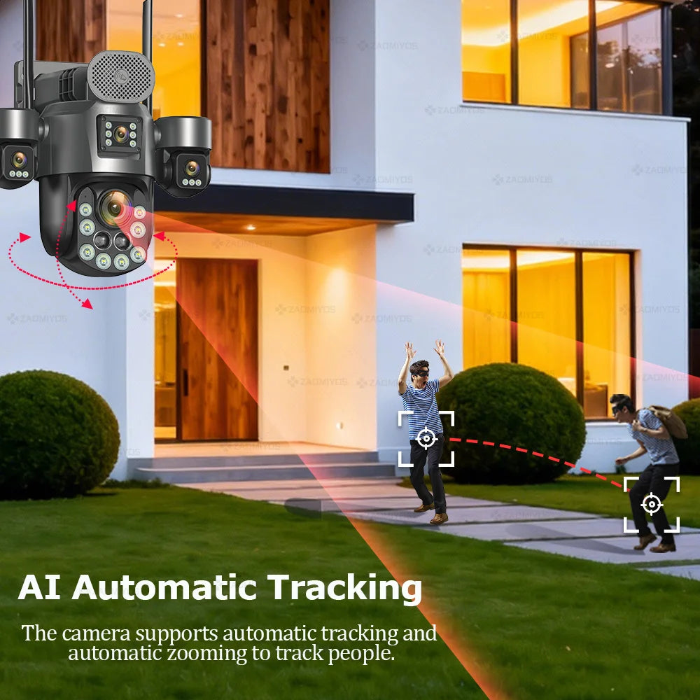 60X Zoom Solar 4G CCTV Camera System