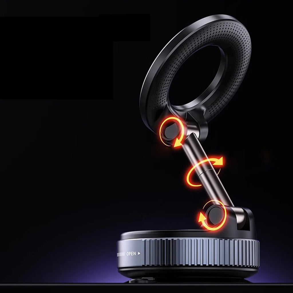 Car Phone Mount Vacuum Magnetic Car Phone Holder 360°