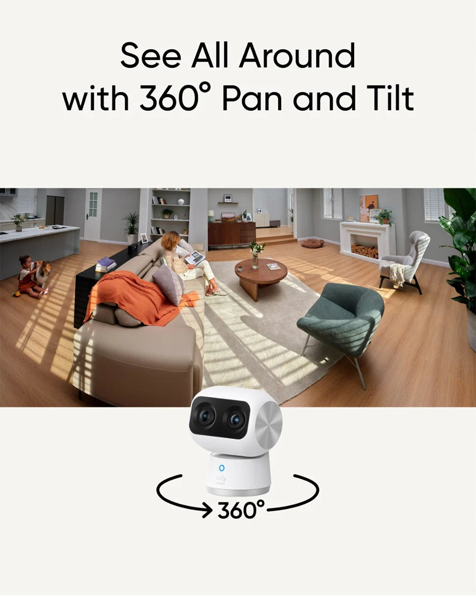 eufy S350 Indoor Security Camera 4K