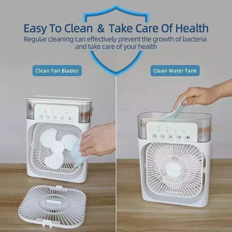 Fan AIr Conditioner Household Small Air Cooler LED