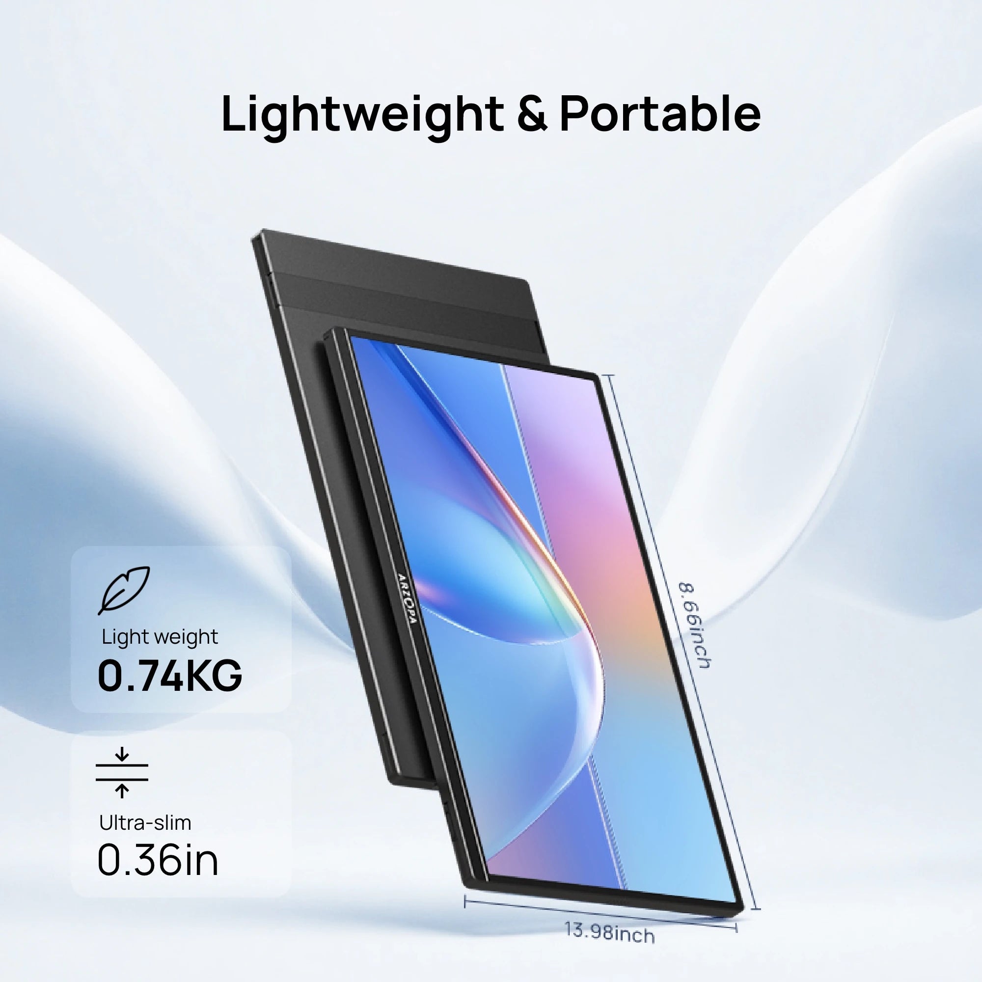 ARZOPA 15.6" FHD Portable Monitor