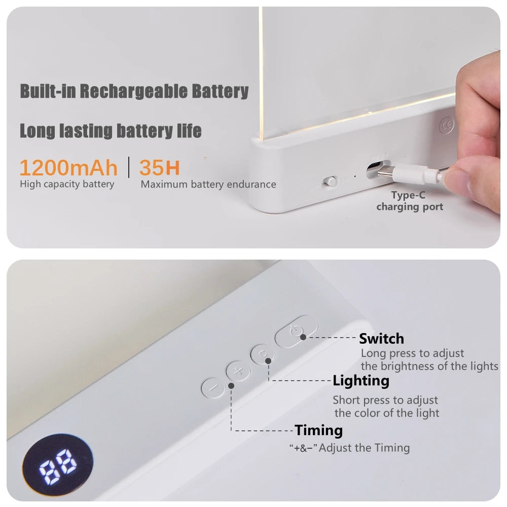 LED Flat Panel Night Vision Reading