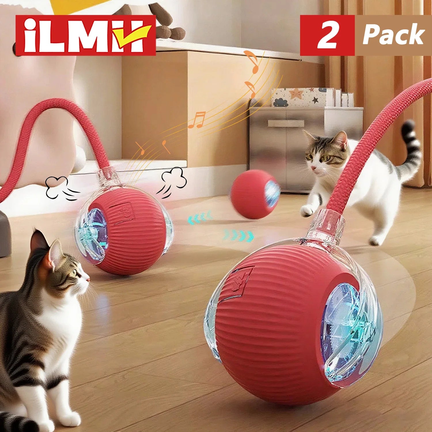 Dog Cat Interactive Ball