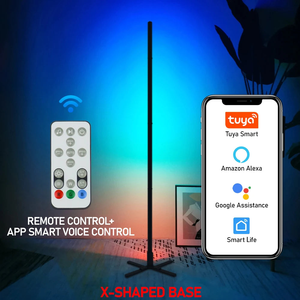 Smart RGBIC Floor Lamp 145/180cm