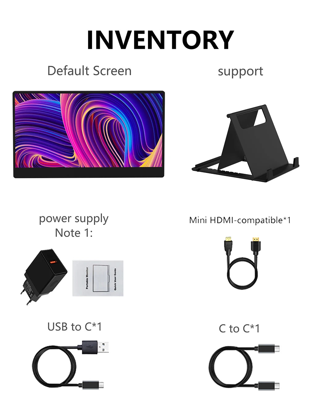 MUCAI N140-S36 Portable Display 14 Inch