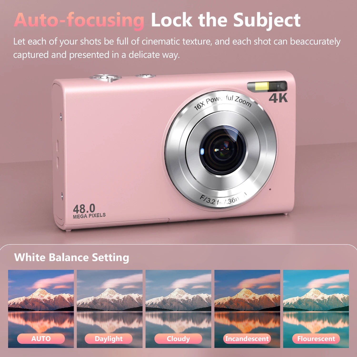 Digital Camera Autofocus Vlogging Camera