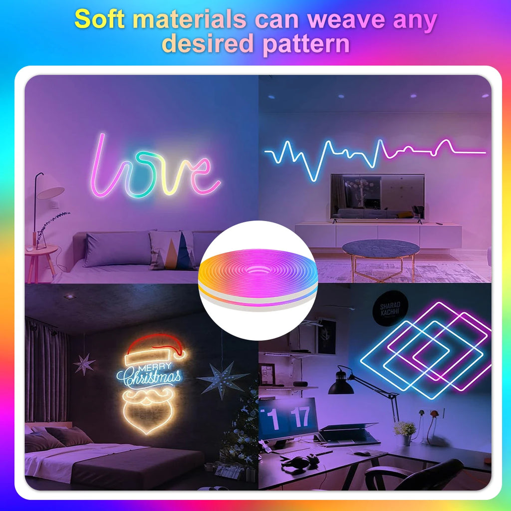RGBIC Neon LED Strip Light 5M/10M