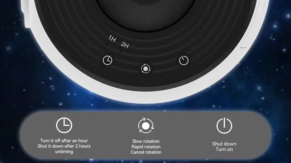 LED Night Light Galaxy Projector