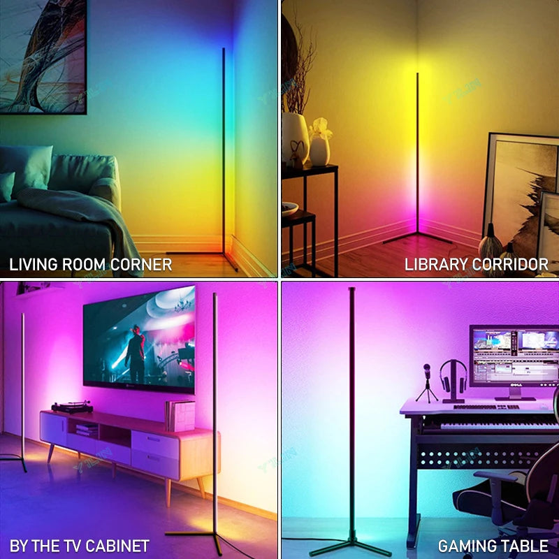Smart RGBIC Floor Lamp 145/180cm