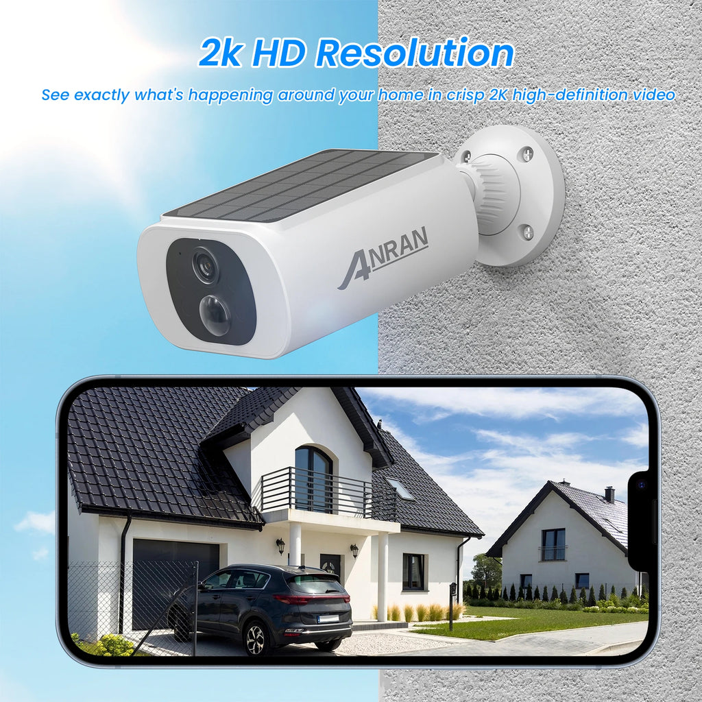 ANRAN Outdoor Solar WiFi Security Camera