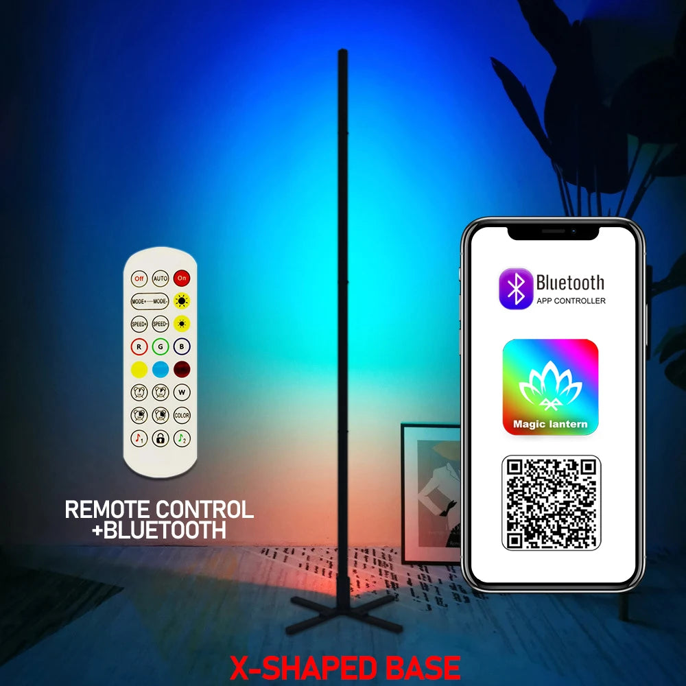 Smart RGBIC Floor Lamp 145/180cm