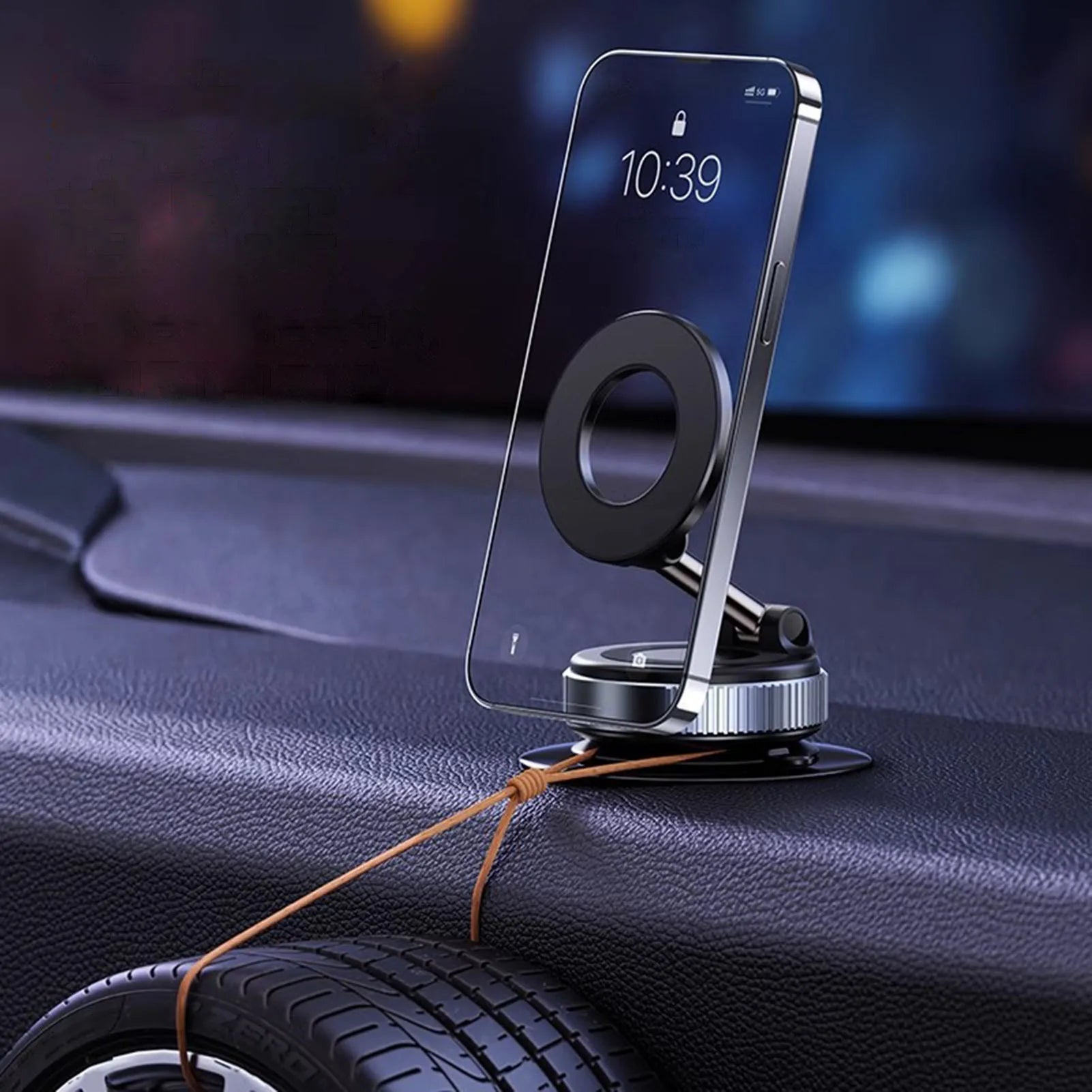 Car Phone Mount Vacuum Magnetic Car Phone Holder 360°