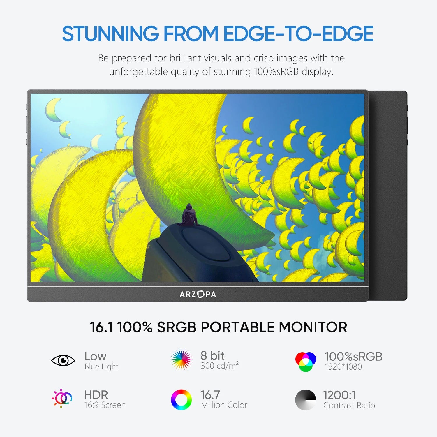 ARZOPA 16.1" FHD Portable Monitor