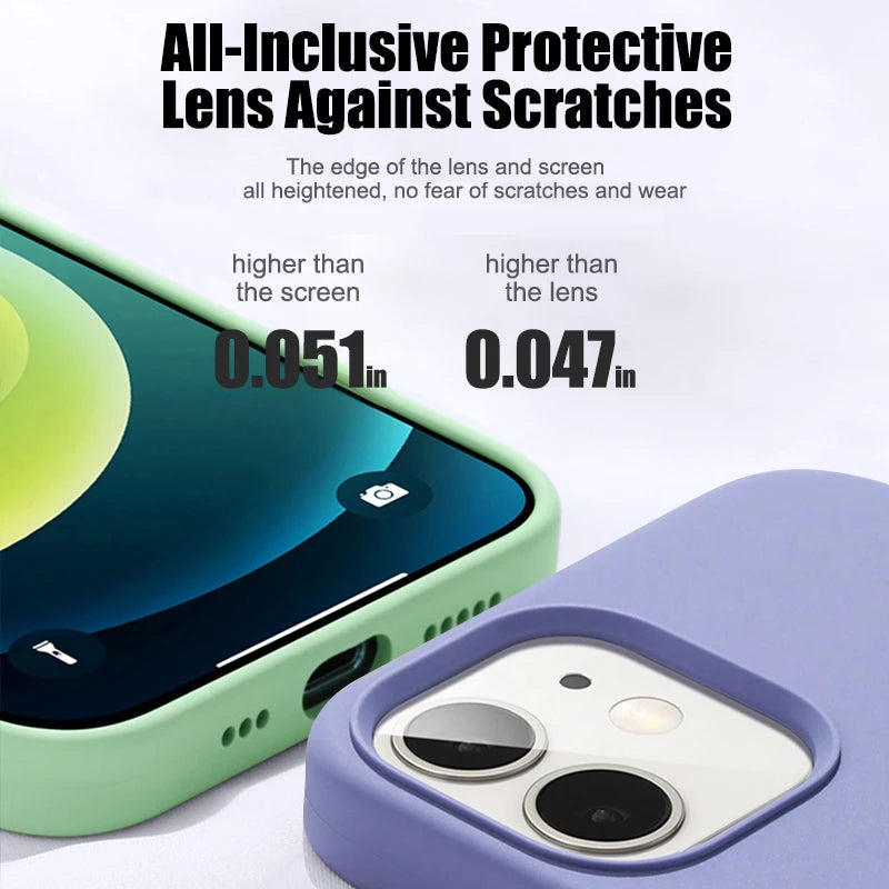 Luxury Liquid Silicone Phone Case for APPLE iPhone