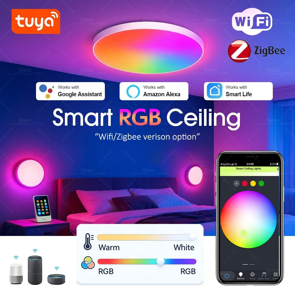 Tuya Smart RGB Ceiling Light