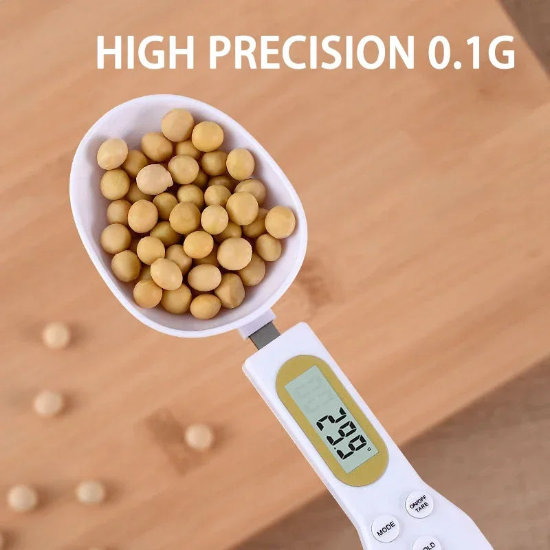 Electronic spoon with scales