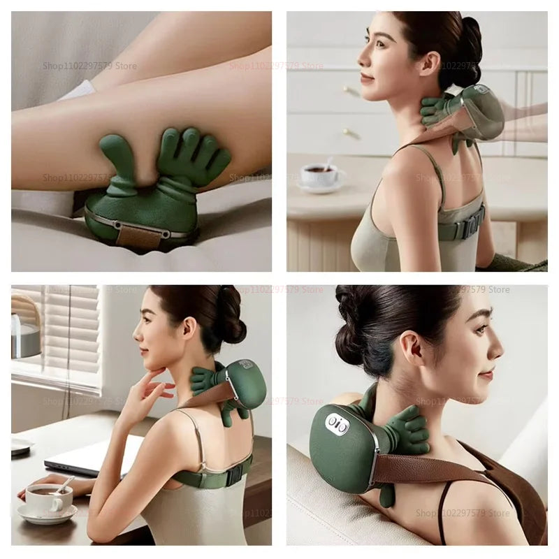 Shoulder & Neck Massager – Automatic Finger-Press Relief