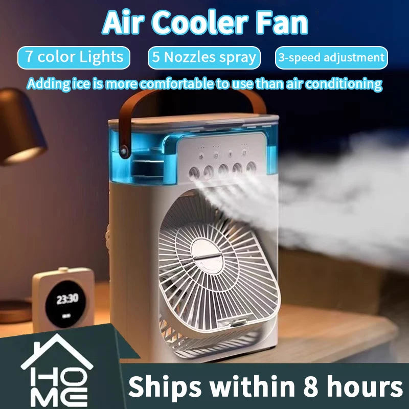 Fan AIr Conditioner Household Small Air Cooler LED