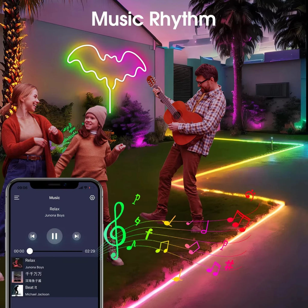 RGBIC Neon LED Strip Light 5M/10M