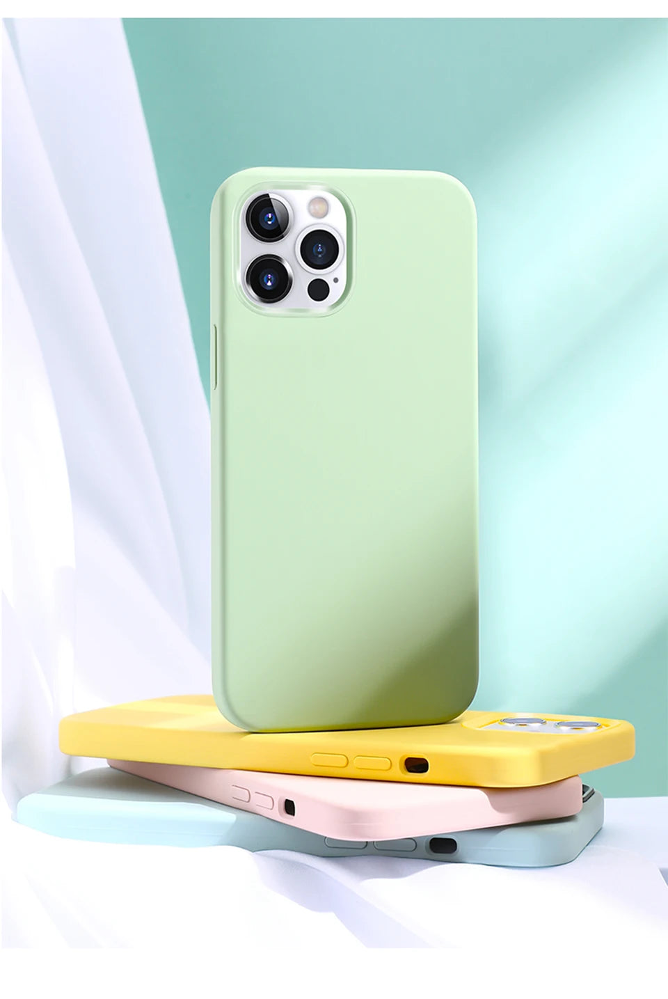 Luxury Liquid Silicone Phone Case for APPLE iPhone