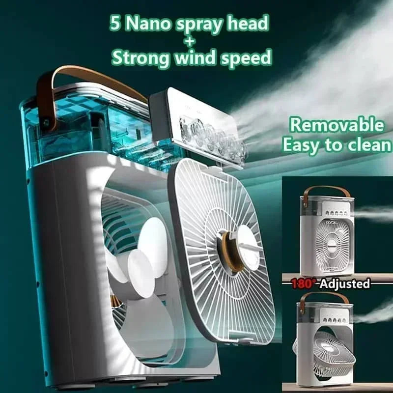 Fan AIr Conditioner Household Small Air Cooler LED