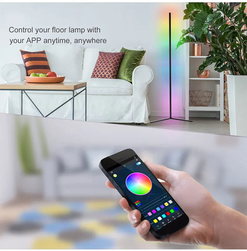 Smart RGBIC Floor Lamp 145/180cm