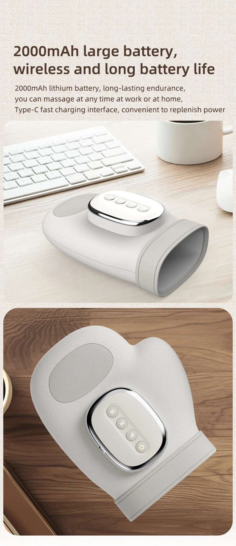 Hand Massager with Airbag Compression