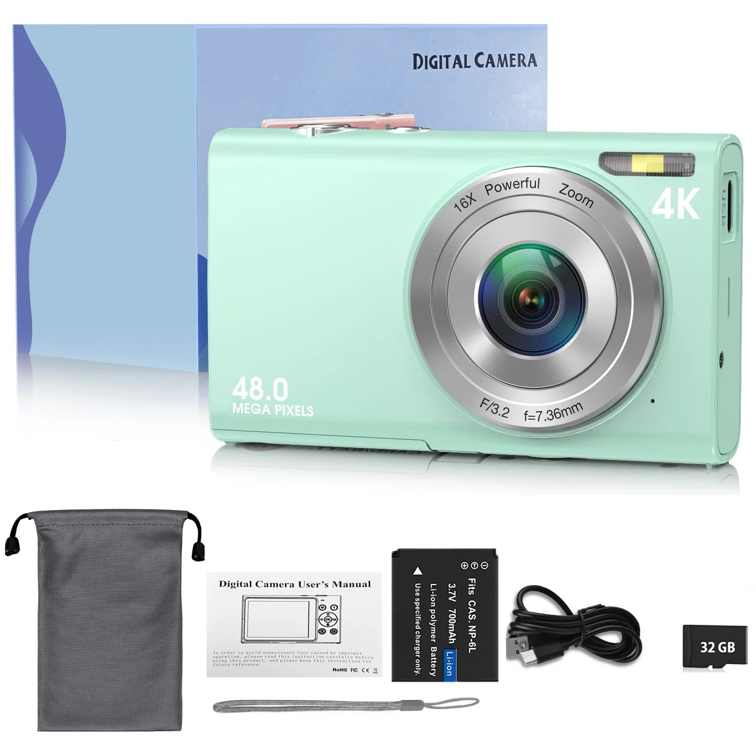 Digital Camera Autofocus Vlogging Camera