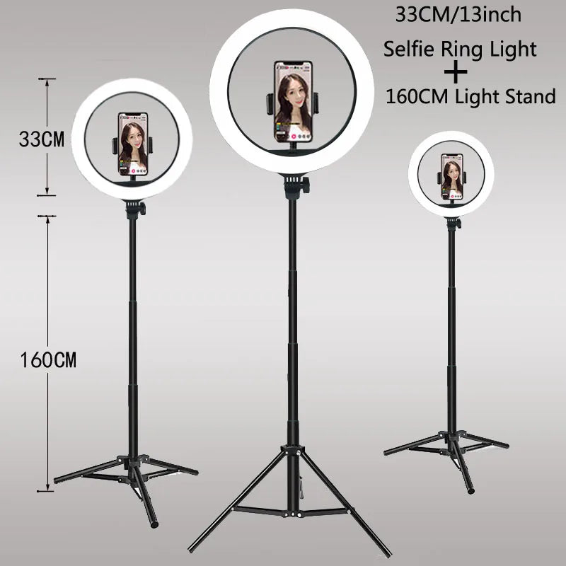 Video Lights Dimmable Light Selfie LED Ring Light