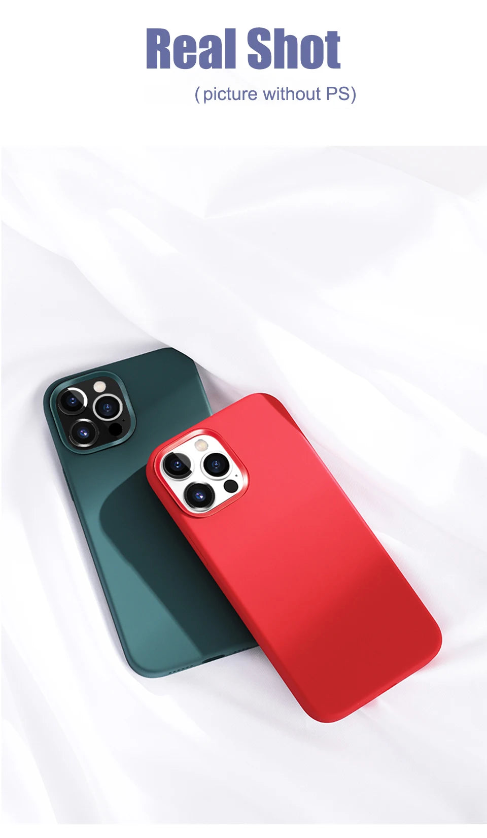 Luxury Liquid Silicone Phone Case for APPLE iPhone