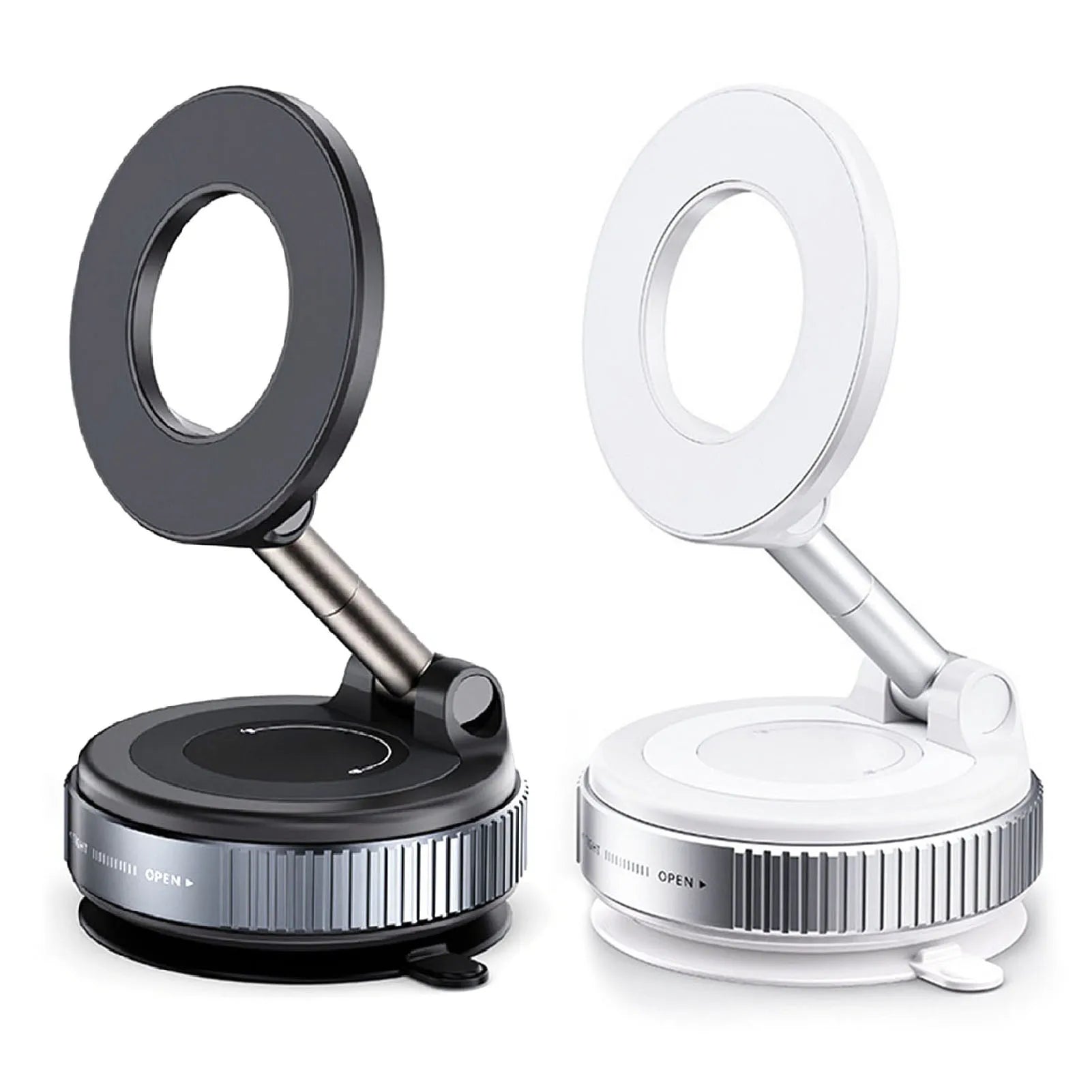 Car Phone Mount Vacuum Magnetic Car Phone Holder 360°
