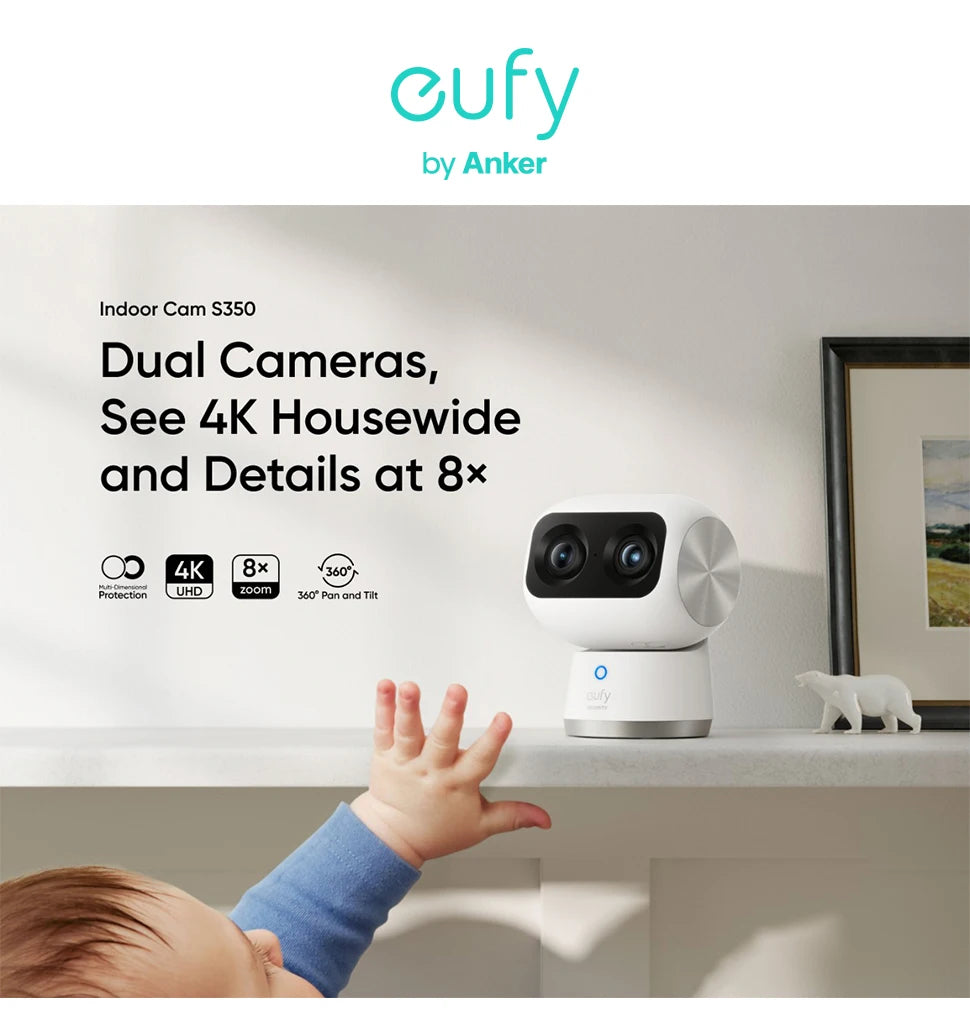 eufy S350 Indoor Security Camera 4K