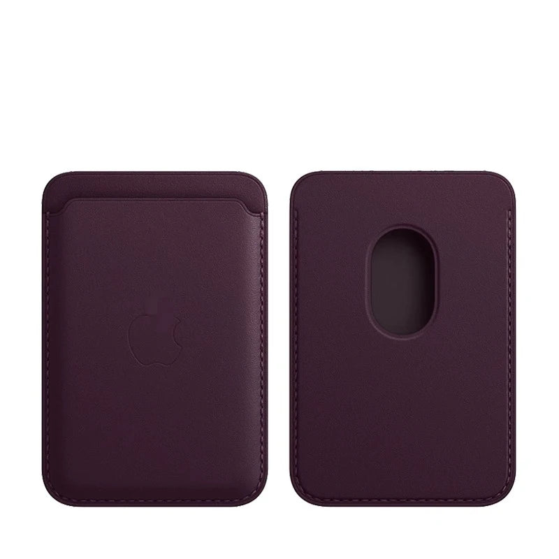 Original for Magsafe wallet Magnetic Card holder Case For iPhone 13 17 16 15 12 14 Pro Max Samsung Leather Bag With Box Cover