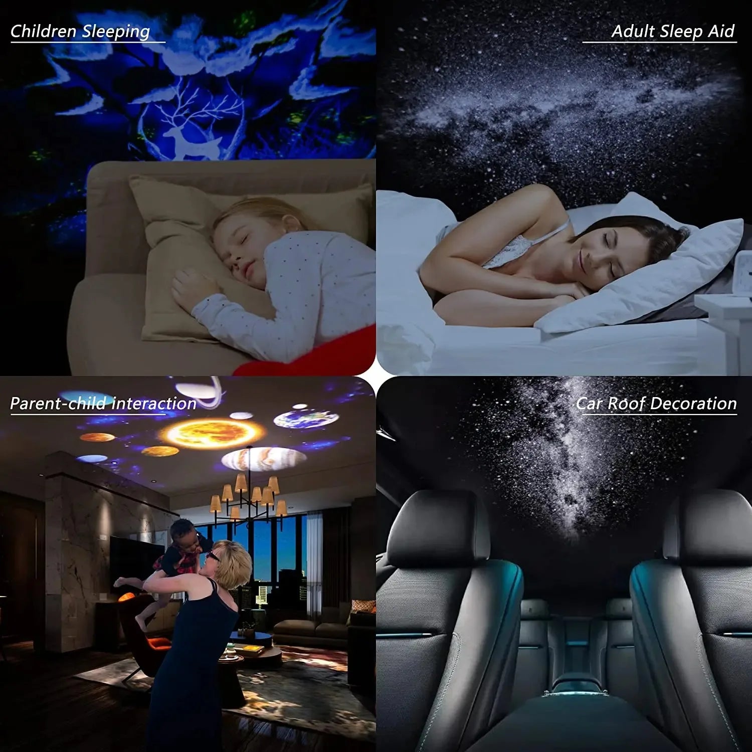 LED Night Light Galaxy Projector