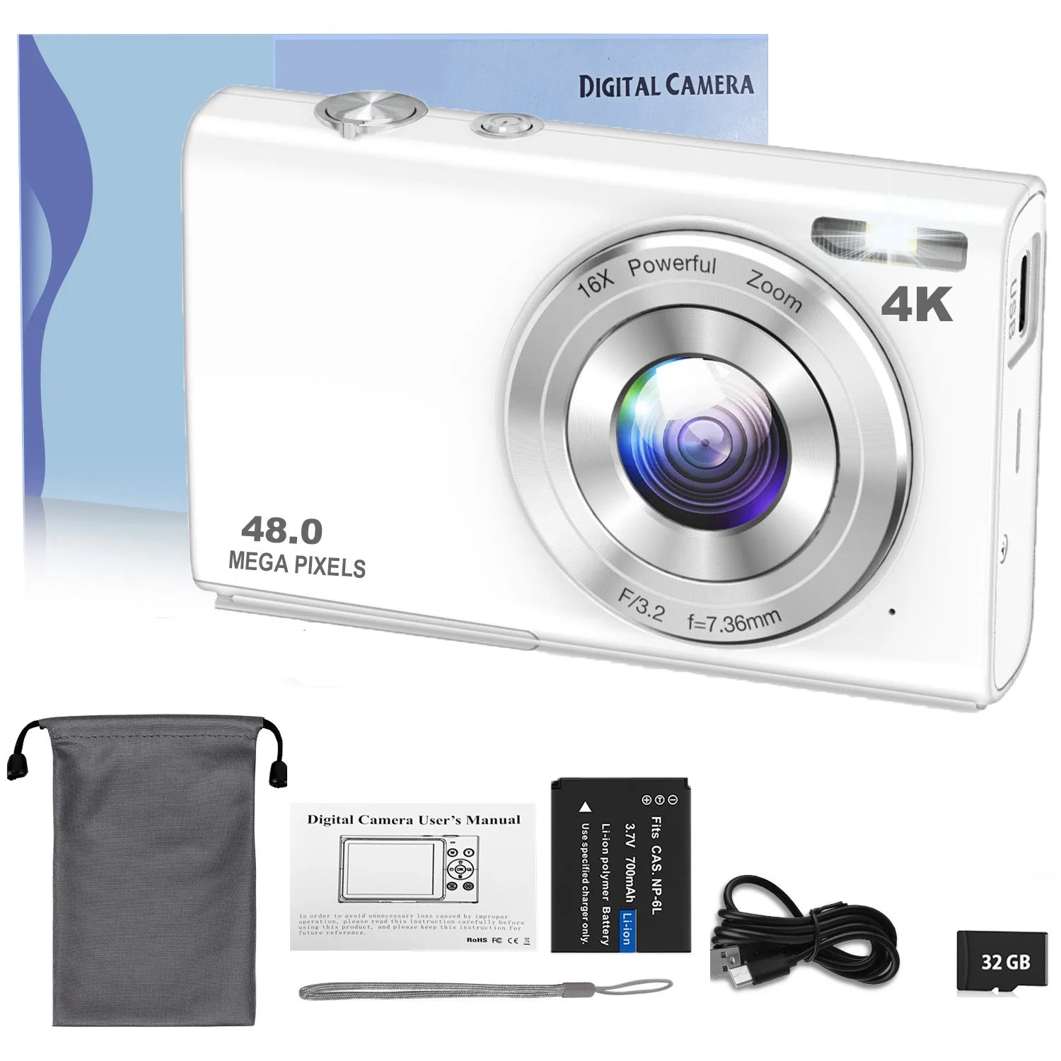 Digital Camera Autofocus Vlogging Camera