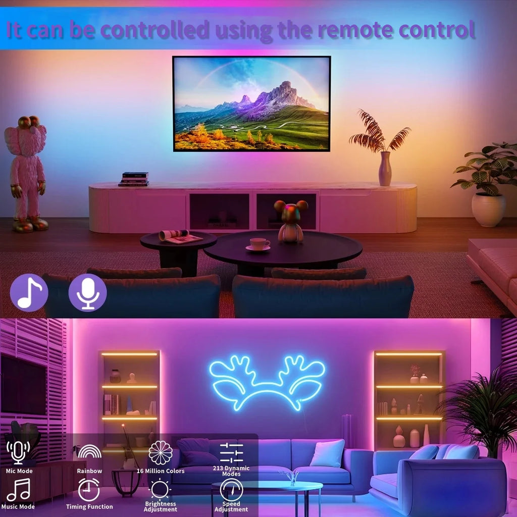 RGBIC Neon LED Strip Light 5M/10M