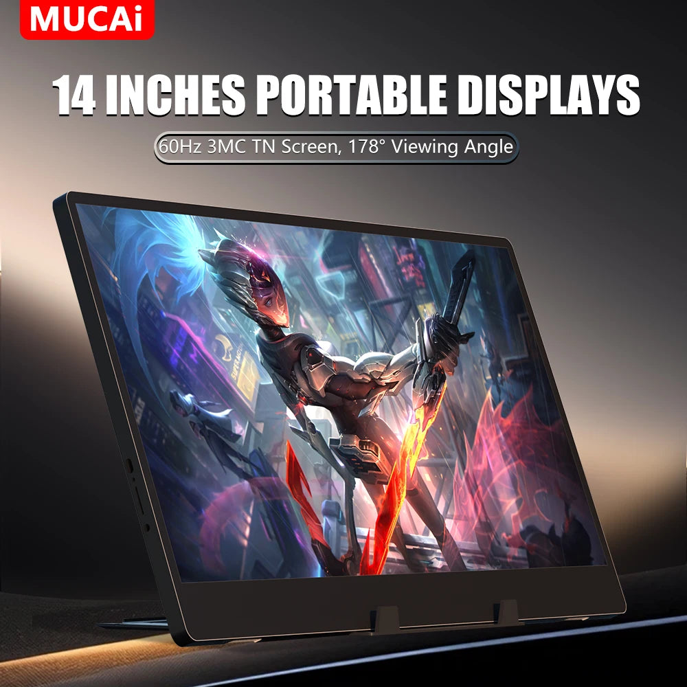 MUCAI N140-S36 Portable Display 14 Inch