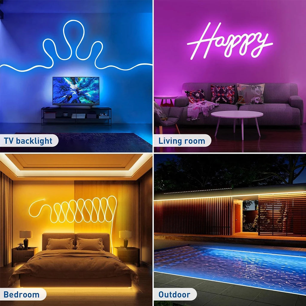 RGBIC Neon LED Strip Light 5M/10M